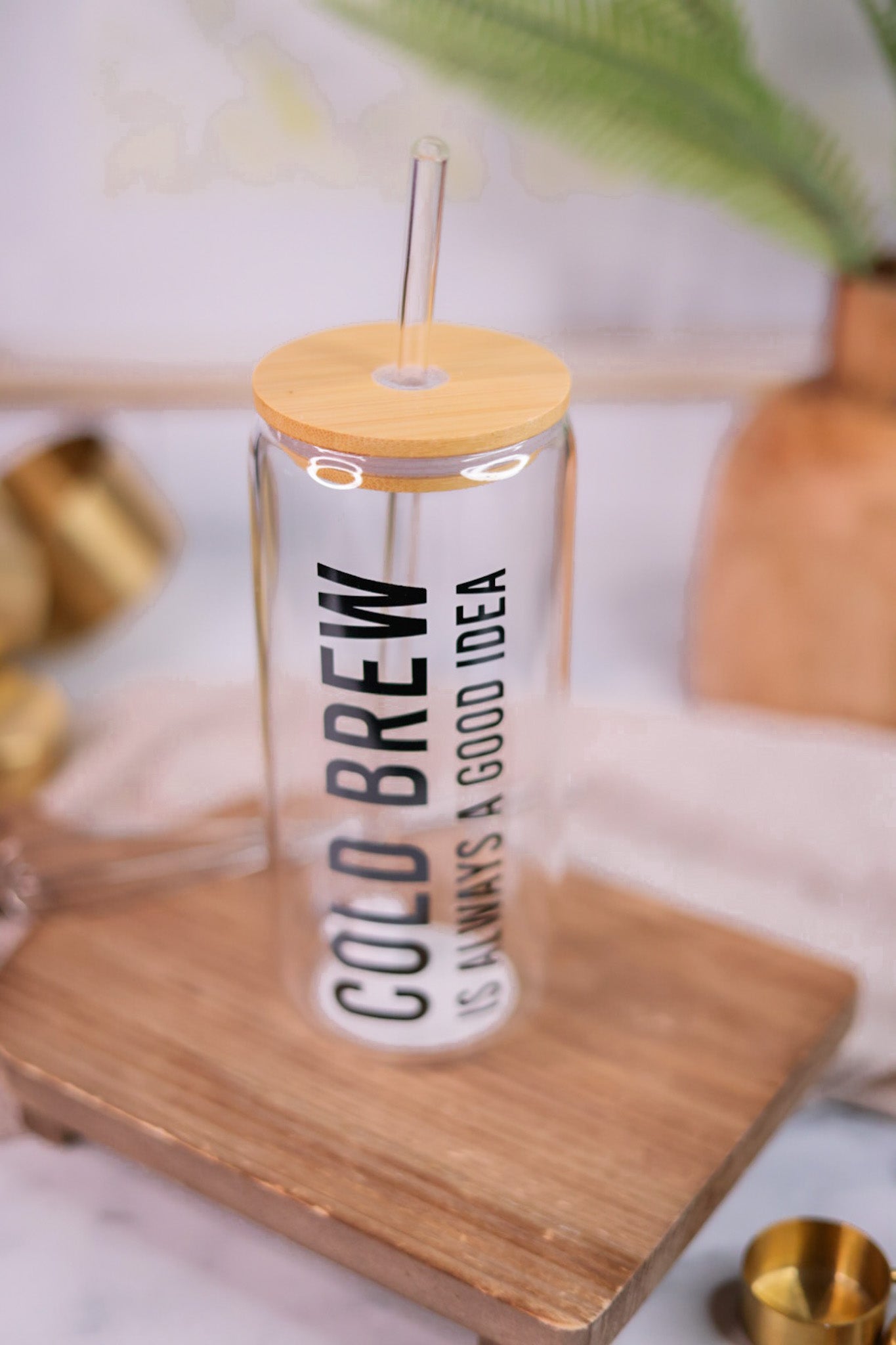 Glass Cold Brew Tumbler