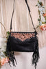 Black Hand Tooled Leather Purse