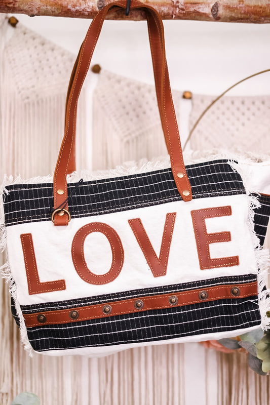 Letters of Love Tote Bag