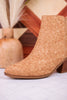 Come and Get It Ankle Boots in Camel Brown