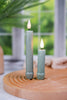 Sage Green LED Taper Candles (2 Sizes)