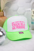 "May Each Day Be a Tequila Sunrise" Trucker Hat