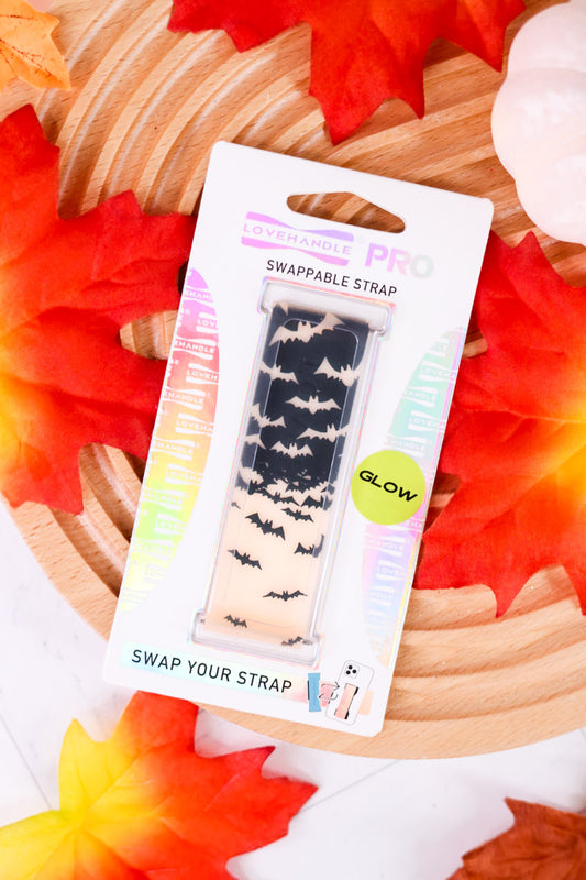 Glow-In-The-Dark Bats Lovehandle Pro Swappable Strap