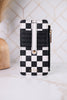 Black & White Checkered Essentials Only Zippered Wallet