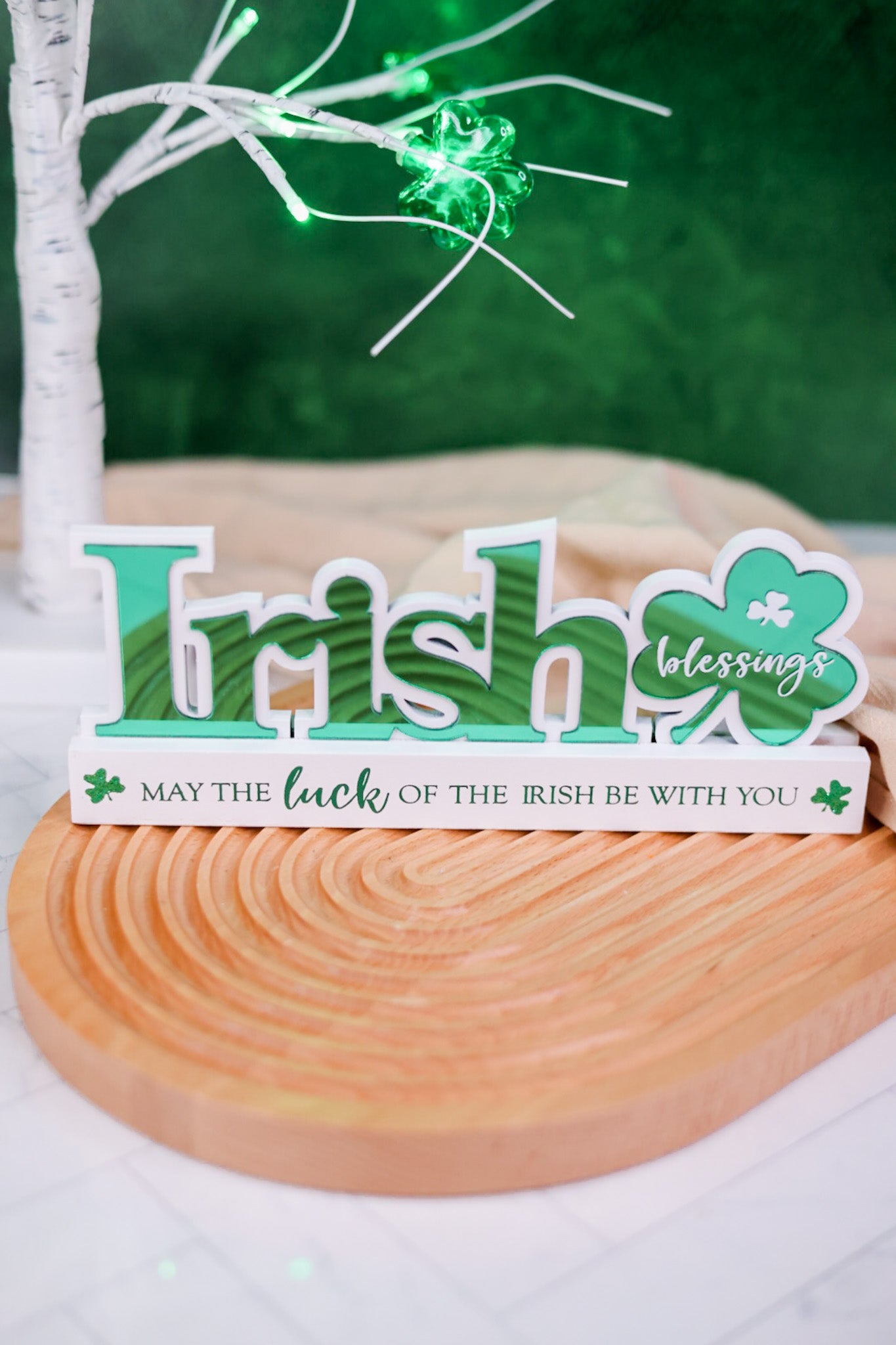 Mirrored St. Patrick's Day Cutout Signs (3 Styles)