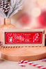 Wood Framed Enamel Christmas Cookie Signs (2 Styles)