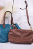 Peacock Blue Aliza Satchel Purse