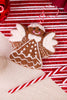 Gingerbread  Angel Wool Ornament