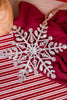 Metallic Snowflake Ornaments (2 Colors)