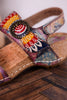 Color Me Cool Multicolored Sandals With Medallion Buckles