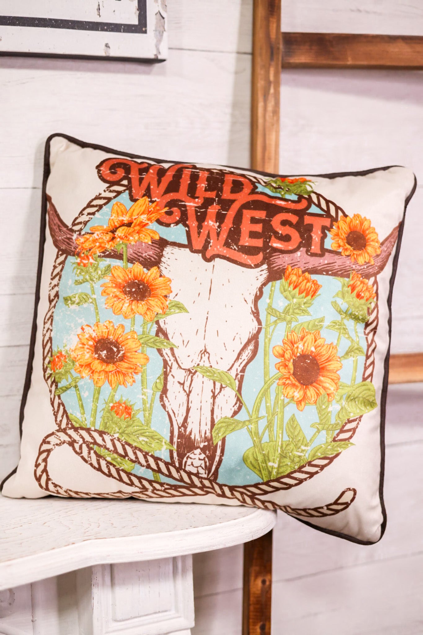 Wildflower West Pillow