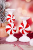 Peppermint Candy Candle Holder (Two Sizes)