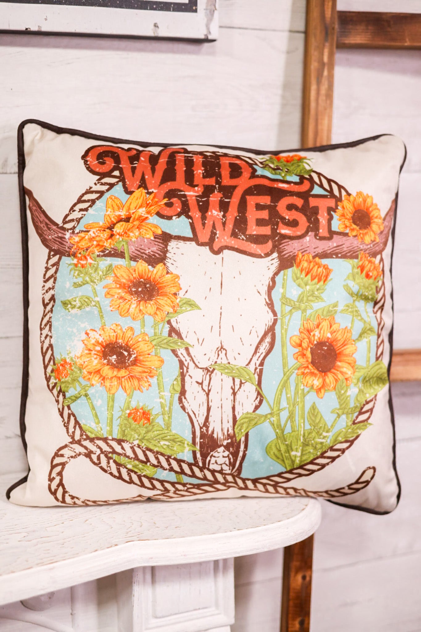 Wildflower West Pillow