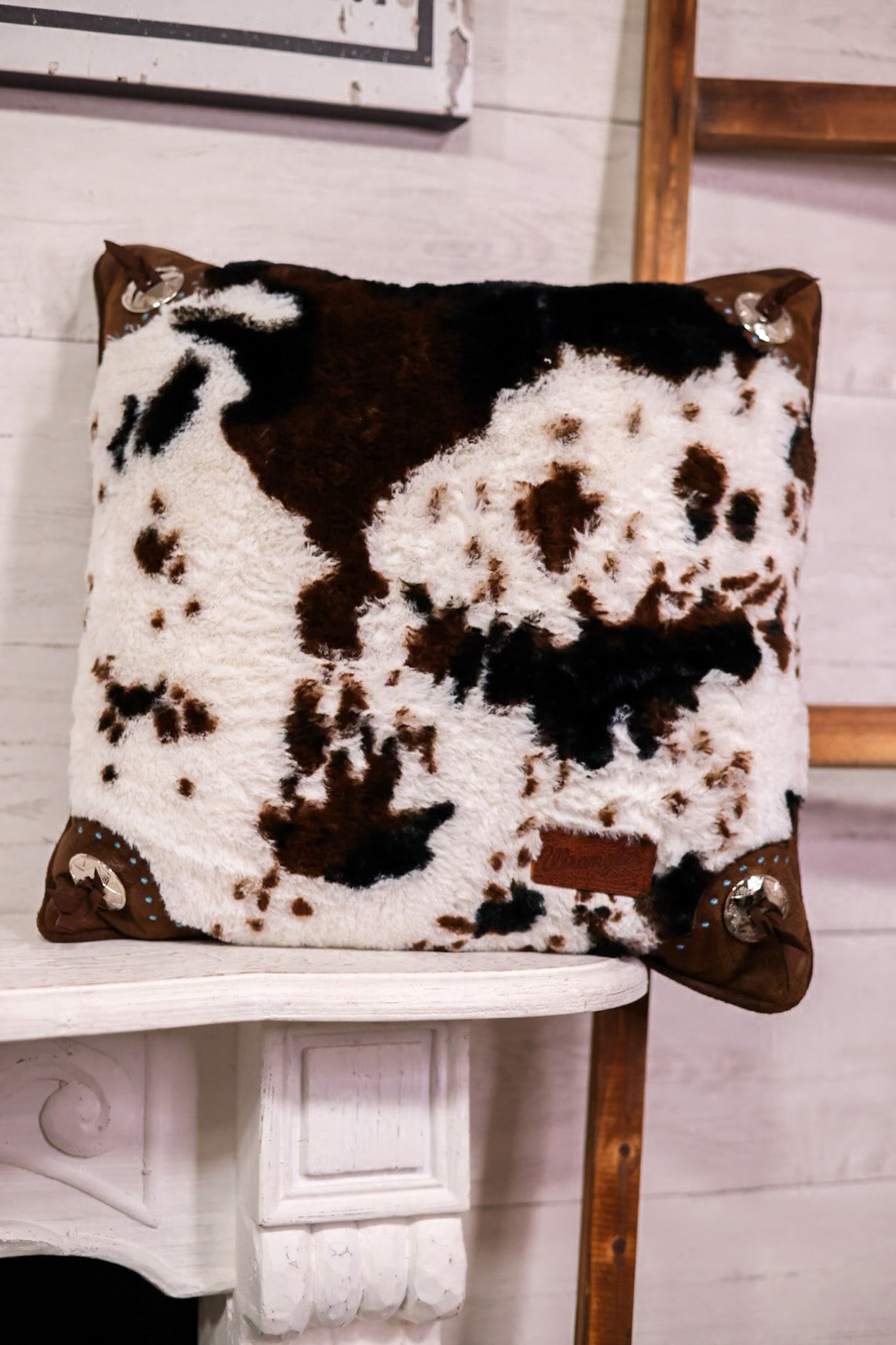 Cowhide Corner Pillow