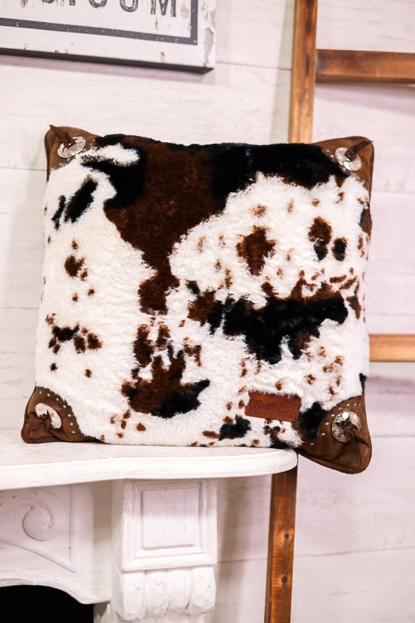 Cowhide Corner Pillow