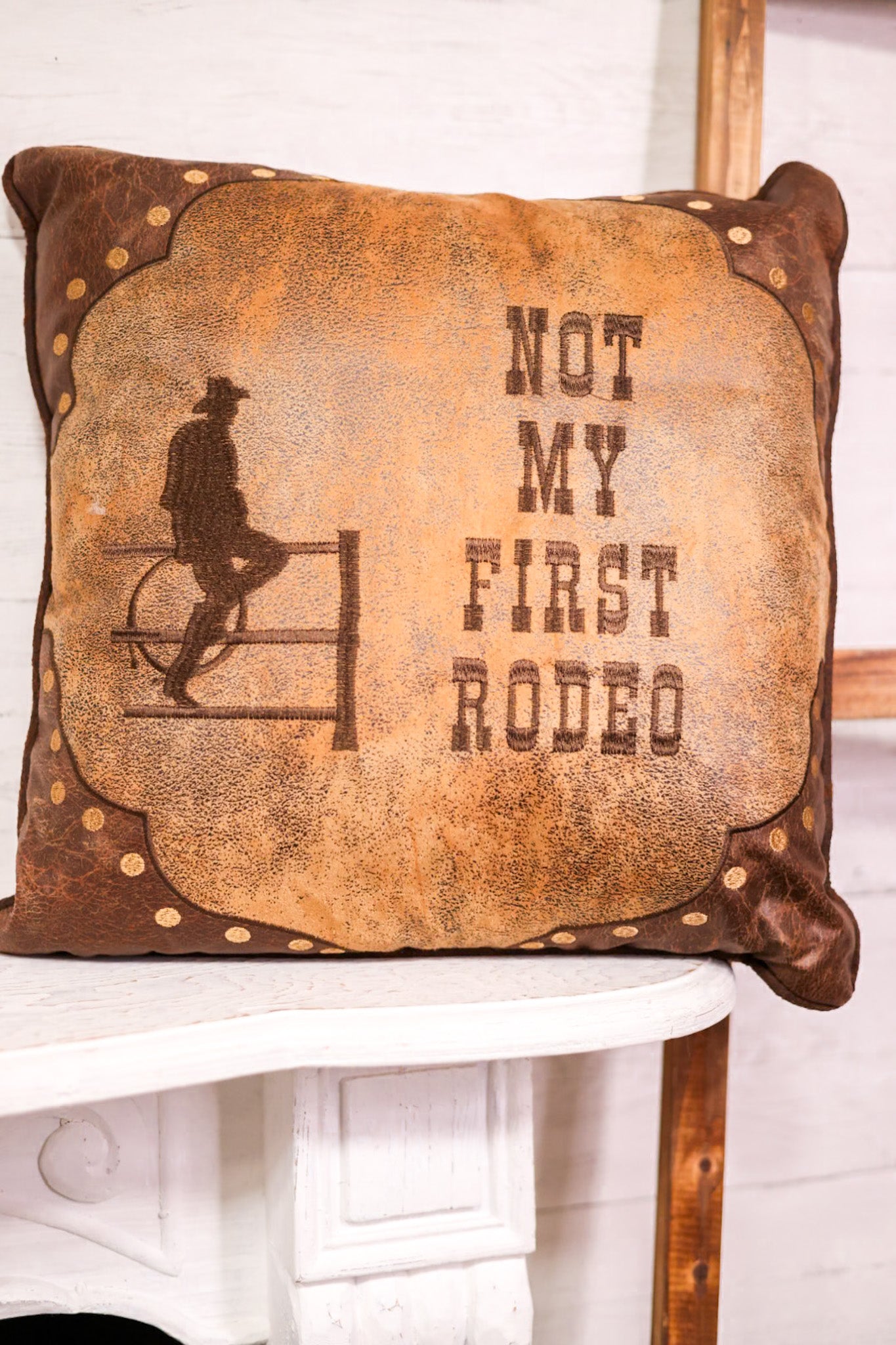 Not My First Rodeo Pillow