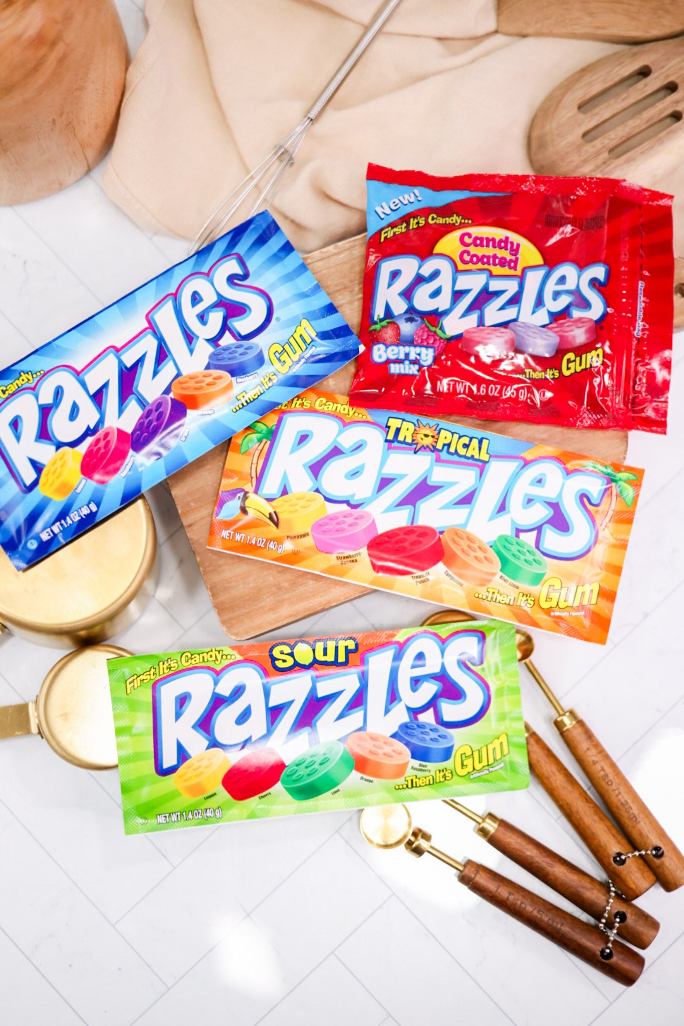 Razzles Candy (Four Flavors)