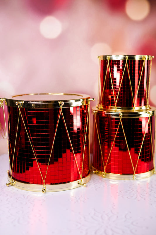 Christmas Drum Large Ornaments (3 Sizes)