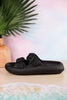 Black Cushioned Waterproof Slides