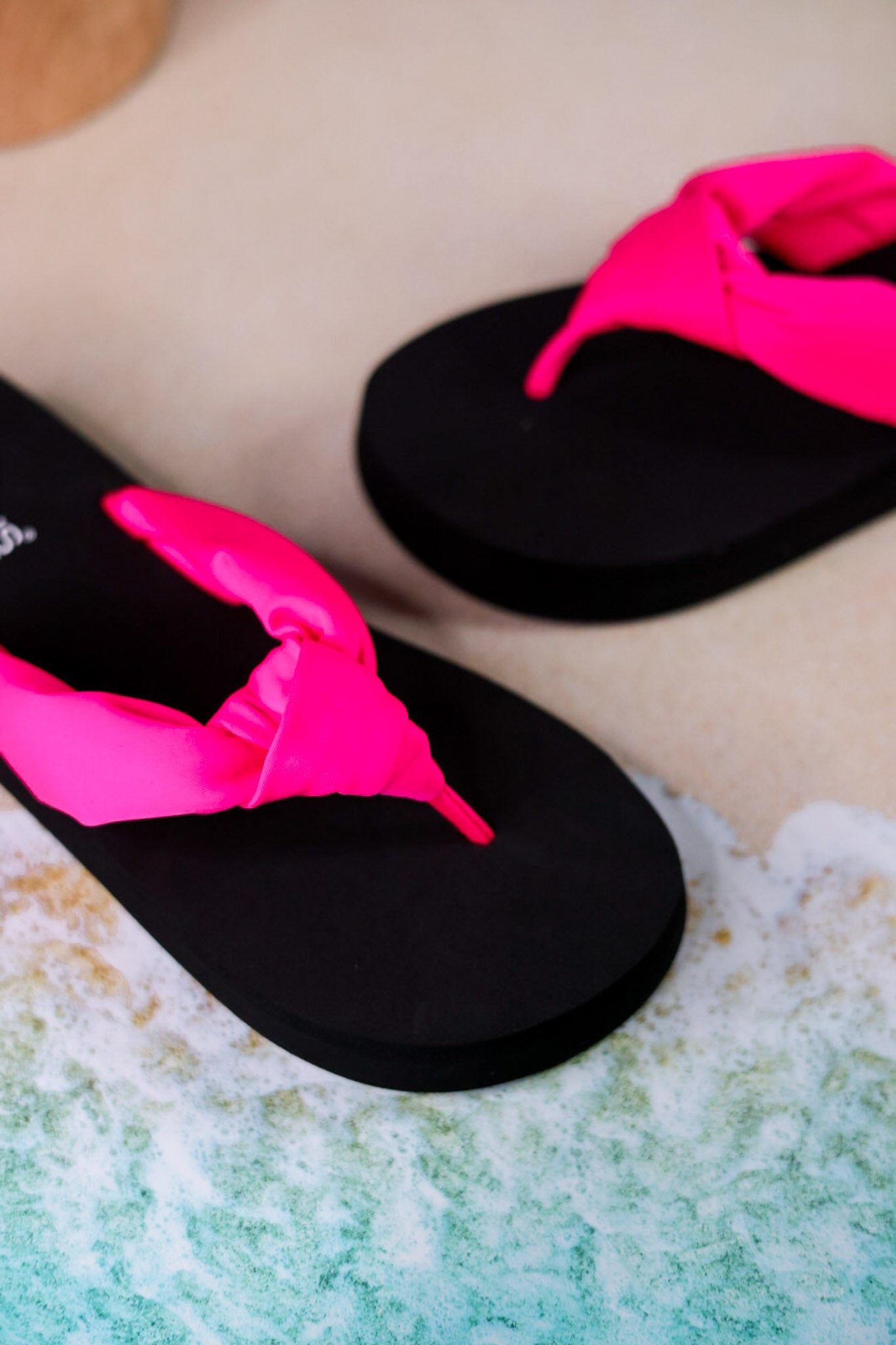 You Go Girl Flip Flops With Pink Straps FINAL SALE
