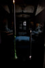Set Of Two Black Taper Battery Operated Candles
