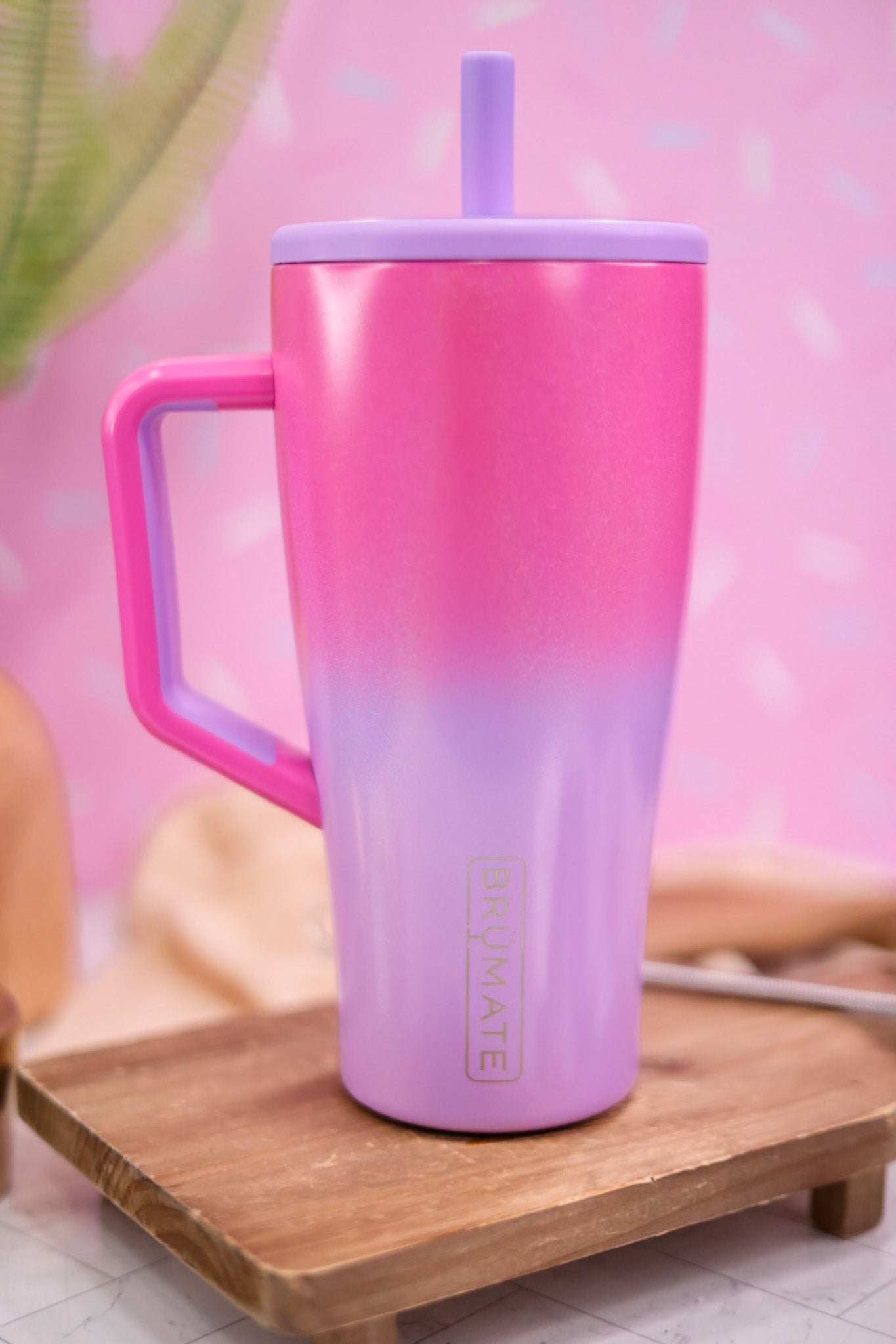 Brumate Glitter Cotton Candy 30oz Era Tumbler