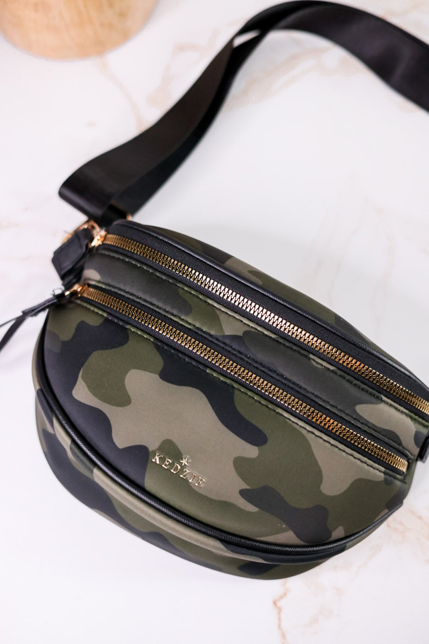 Camouflage Print Day Pack Purse