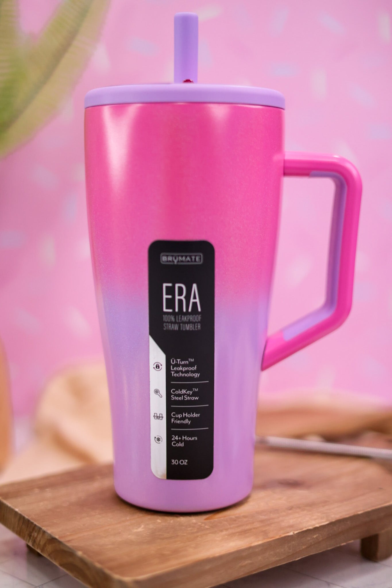 Brumate Glitter Cotton Candy 30oz Era Tumbler