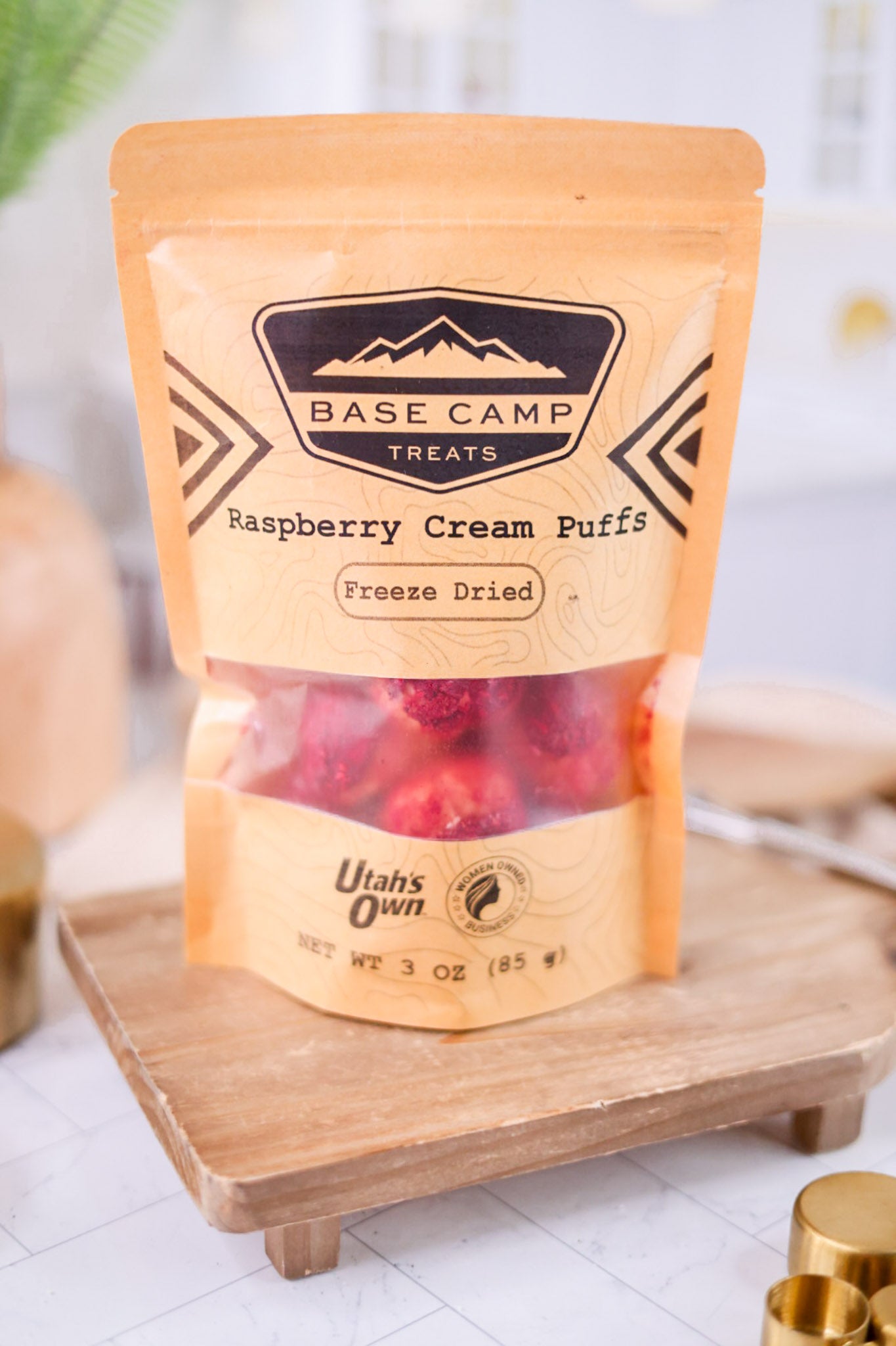 Freeze Dried Raspberry Cream Puffs