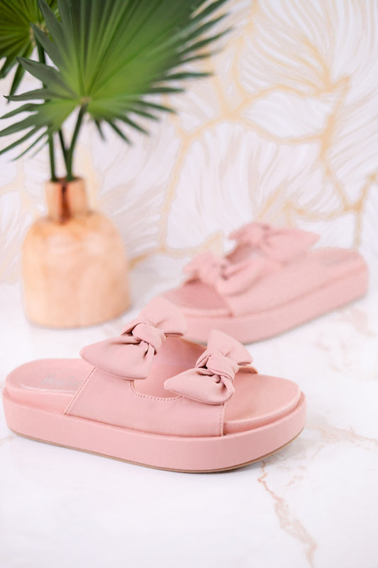 Blush Lil Bit Knotty Sandals