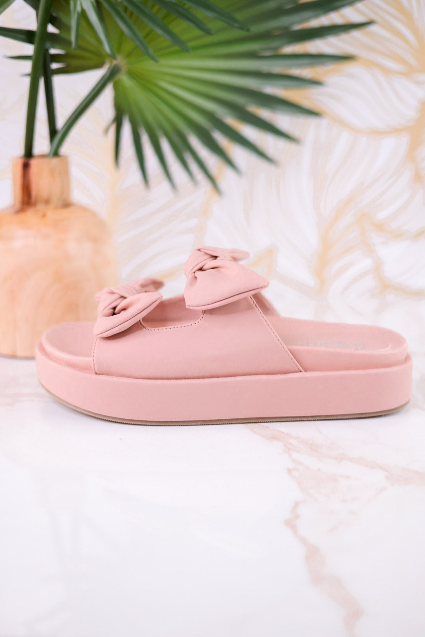 Blush Lil Bit Knotty Sandals