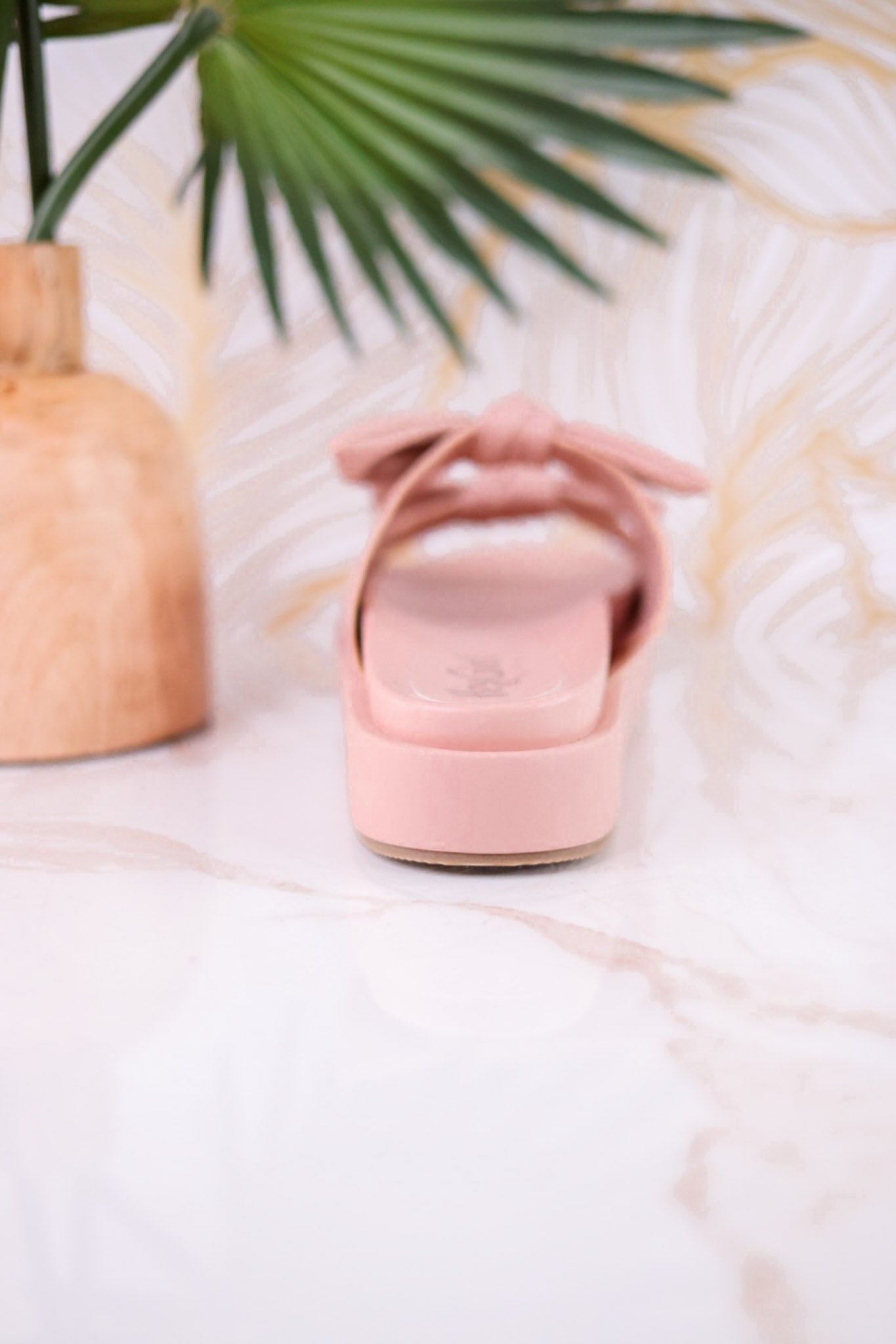 Blush Lil Bit Knotty Sandals