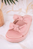 Blush Lil Bit Knotty Sandals