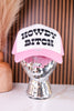 "Howdy Bitch" Baby Pink & White Snapback Trucker Hat