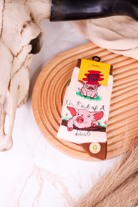 I'm Kind Of A Pig Deal Women's Crew Socks