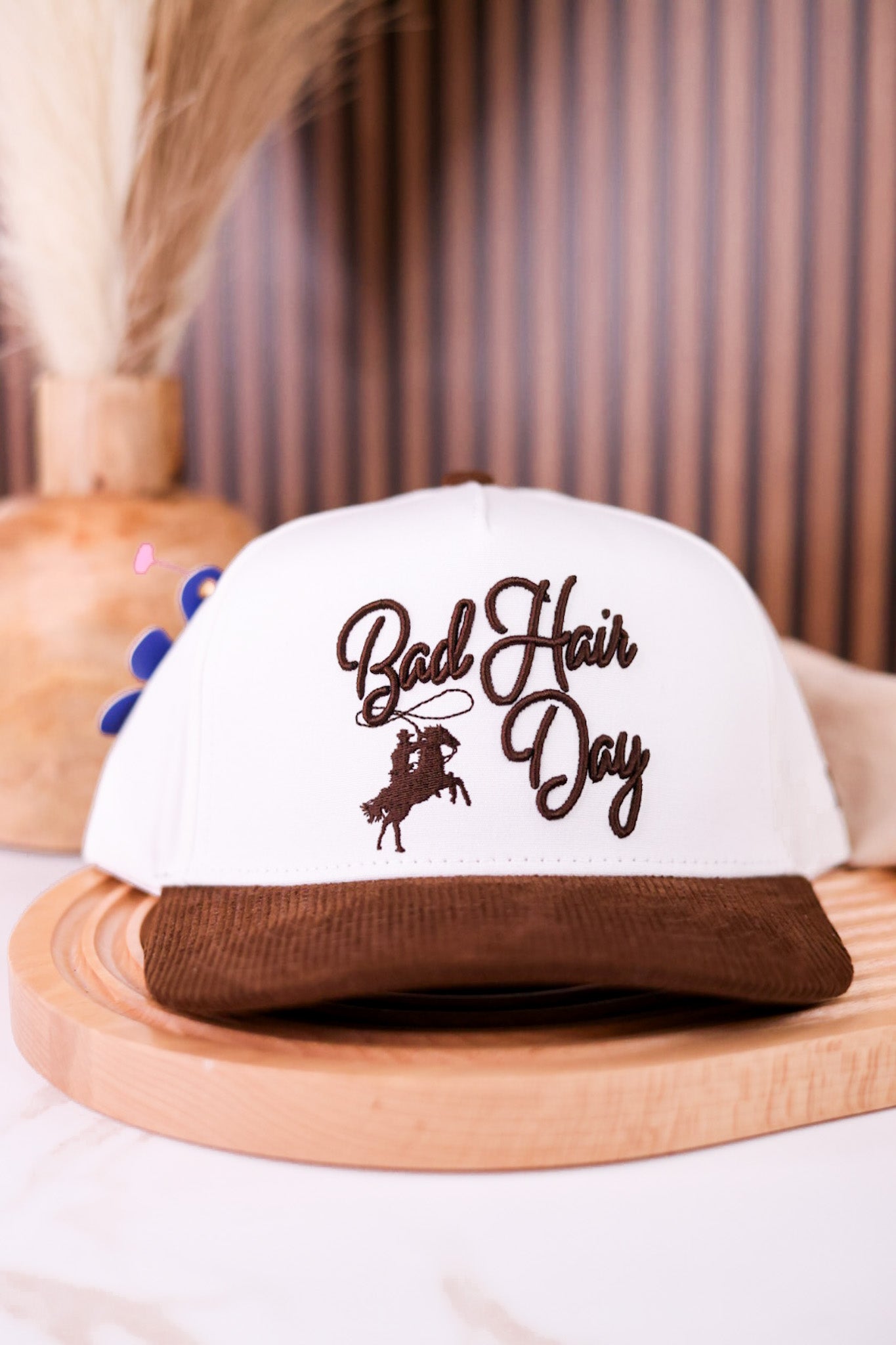 Bad Hair Day Trucker Hat - Whiskey Skies
