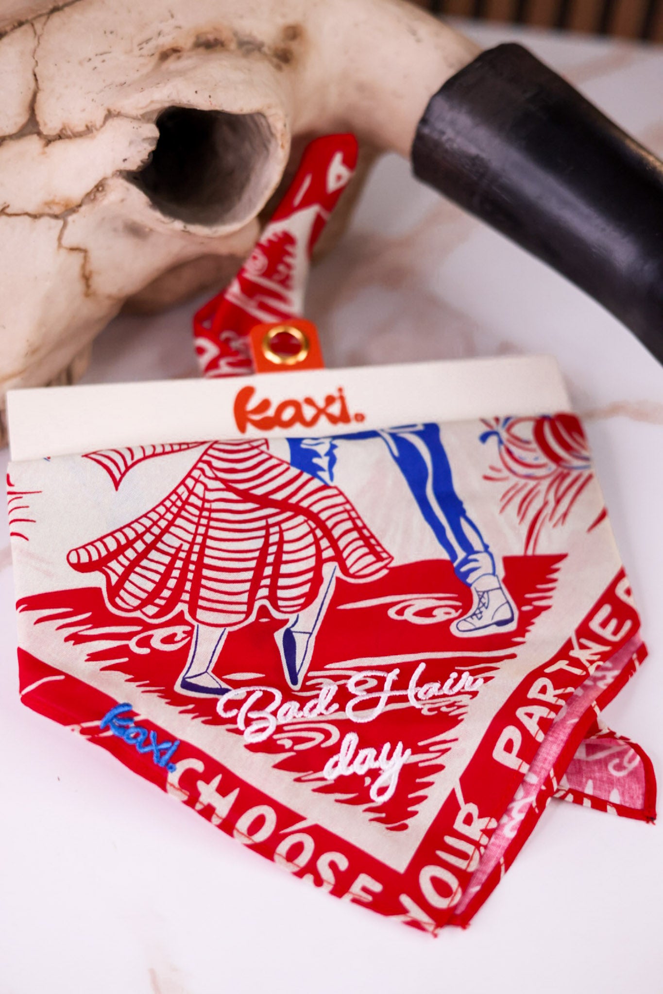 Bad Hair Day Western Print Bandana