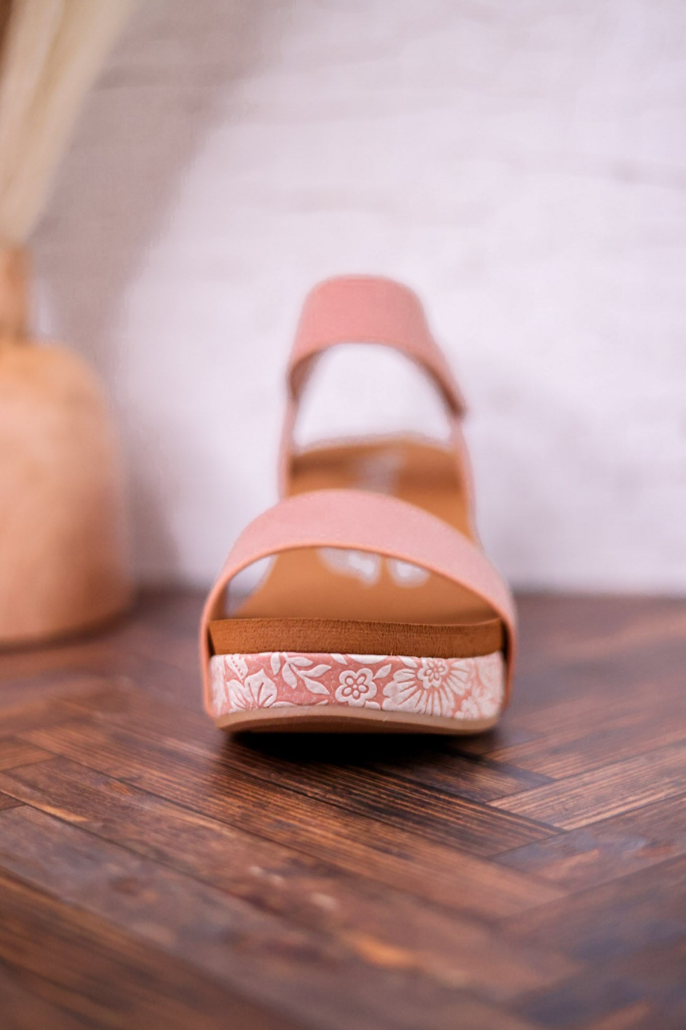 Blush Devon Wedges