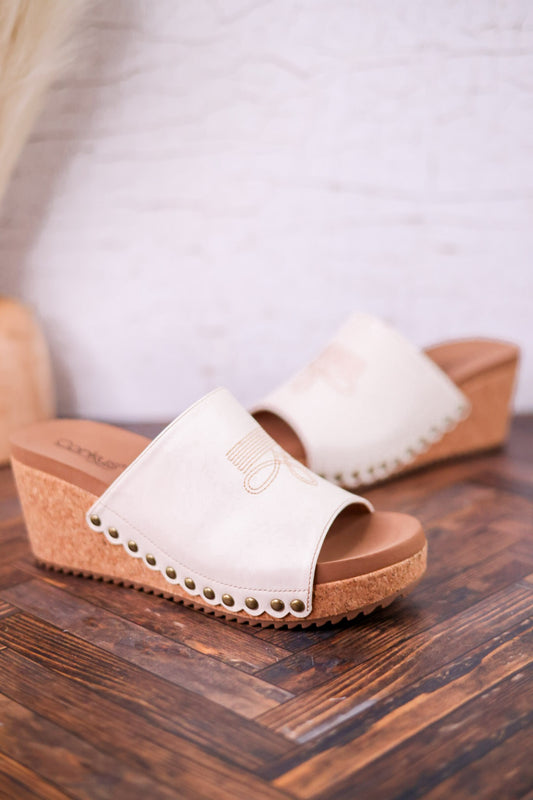 Saddle Up Ivory Wedges