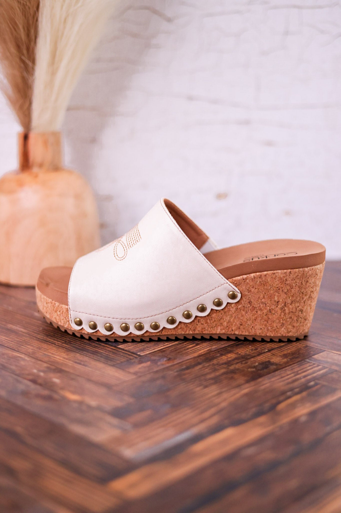 Saddle Up Ivory Wedges