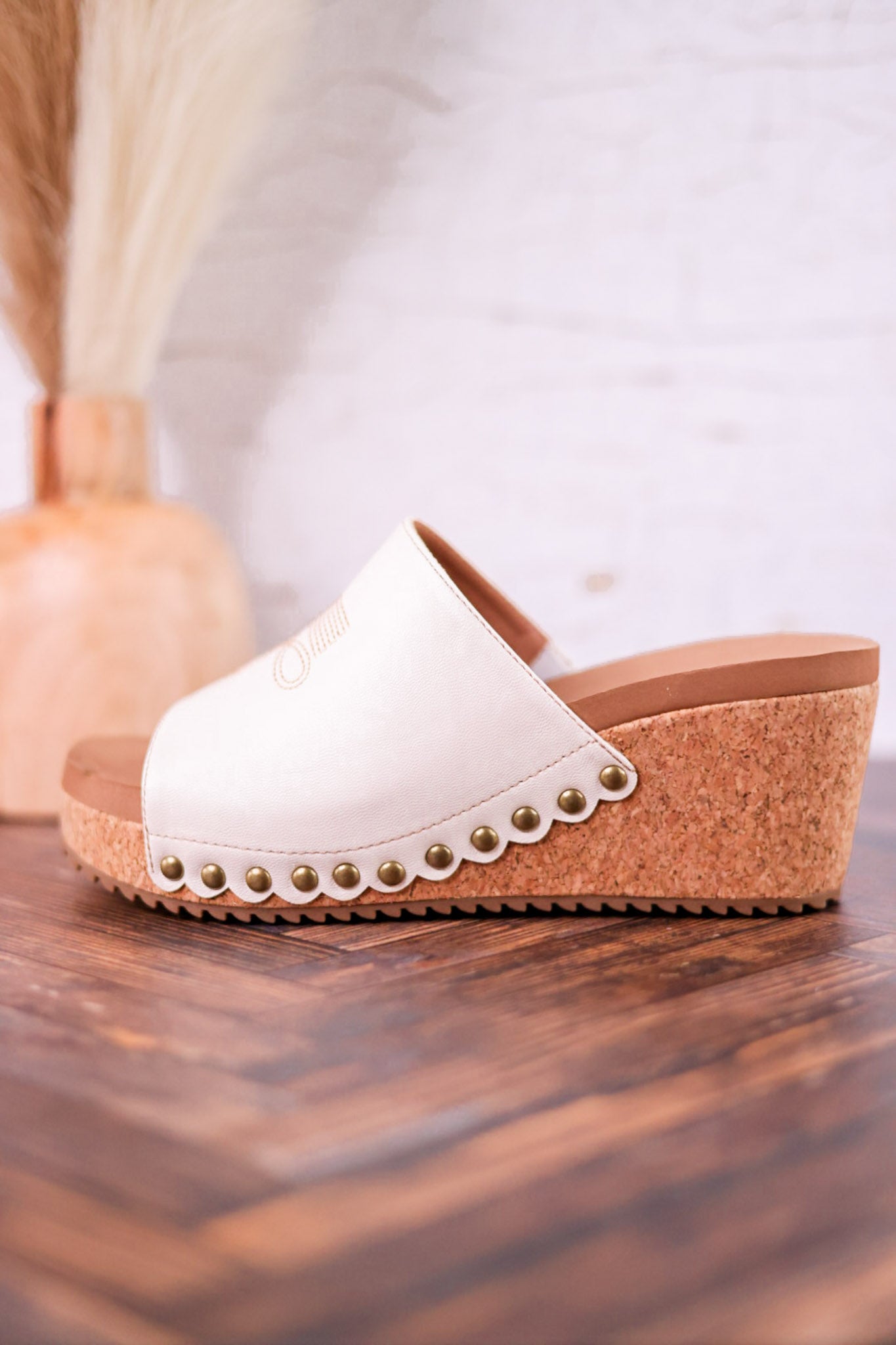 Saddle Up Ivory Wedges
