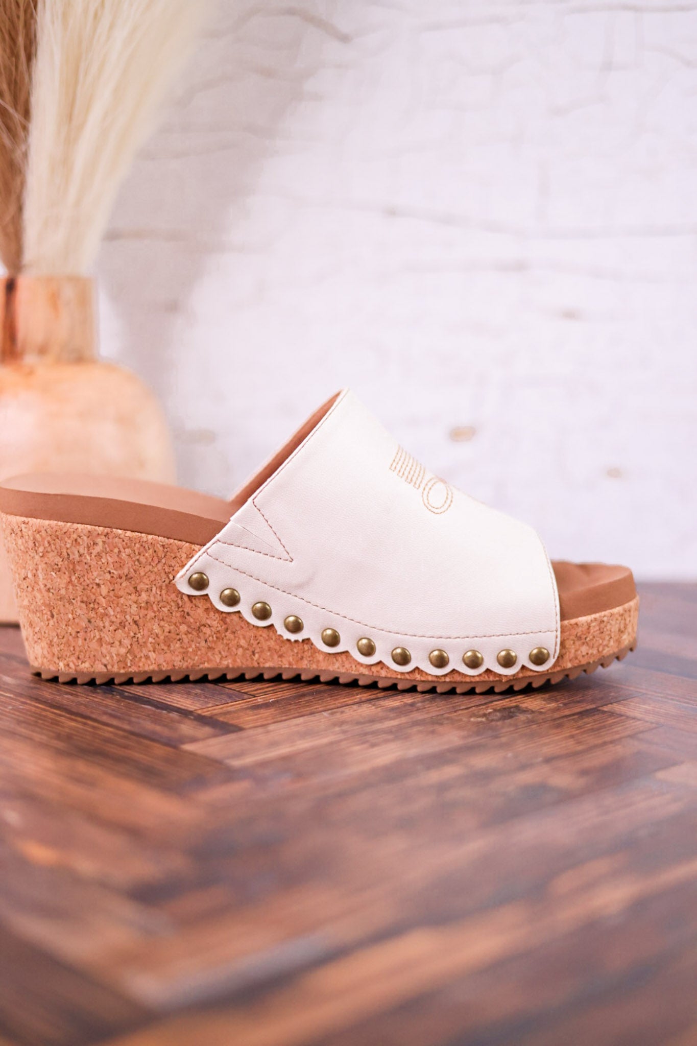 Saddle Up Ivory Wedges