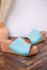 Saddle Up Turquoise Wedges