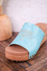 Saddle Up Turquoise Wedges