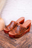 Desert Wanderer Tooled Leather Wedge Sandals