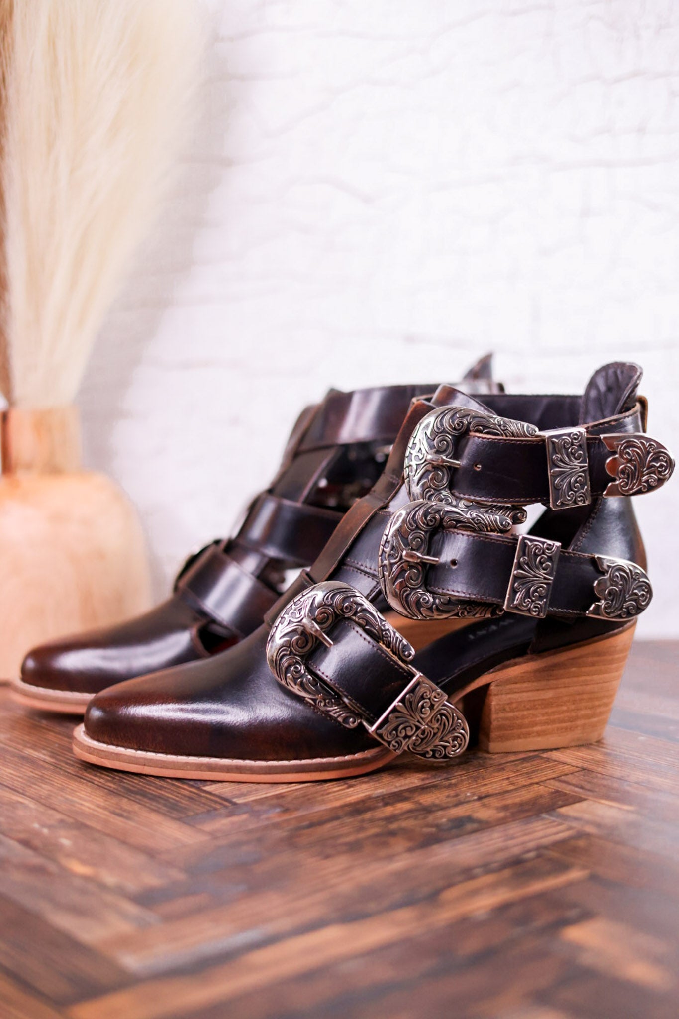 Rodeo Calfskin Ankle Booties