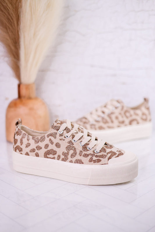 Sparkle Leopard Sneakers
