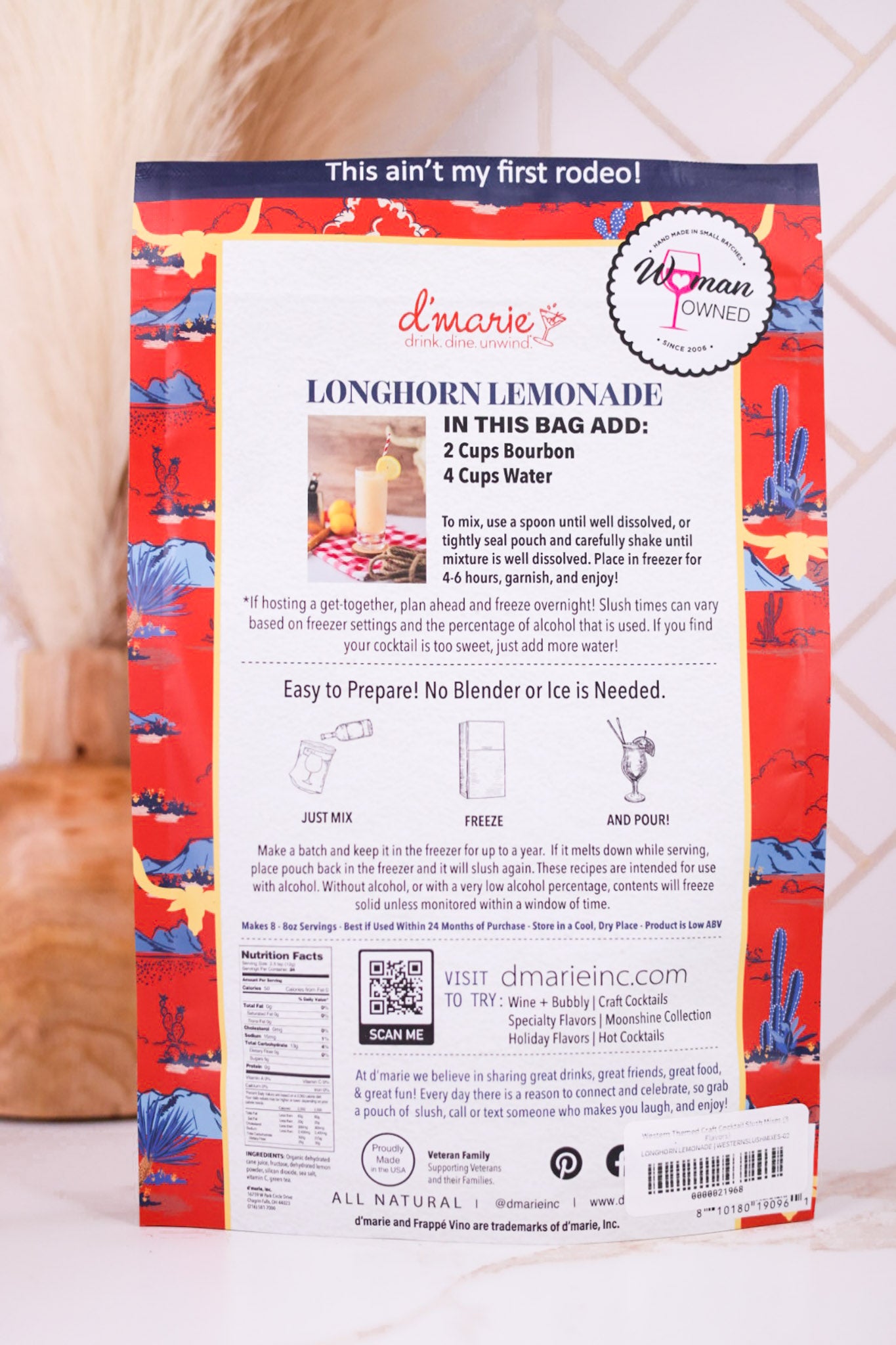 Western Themed Craft Cocktail Slush Mixes (3 Flavors)