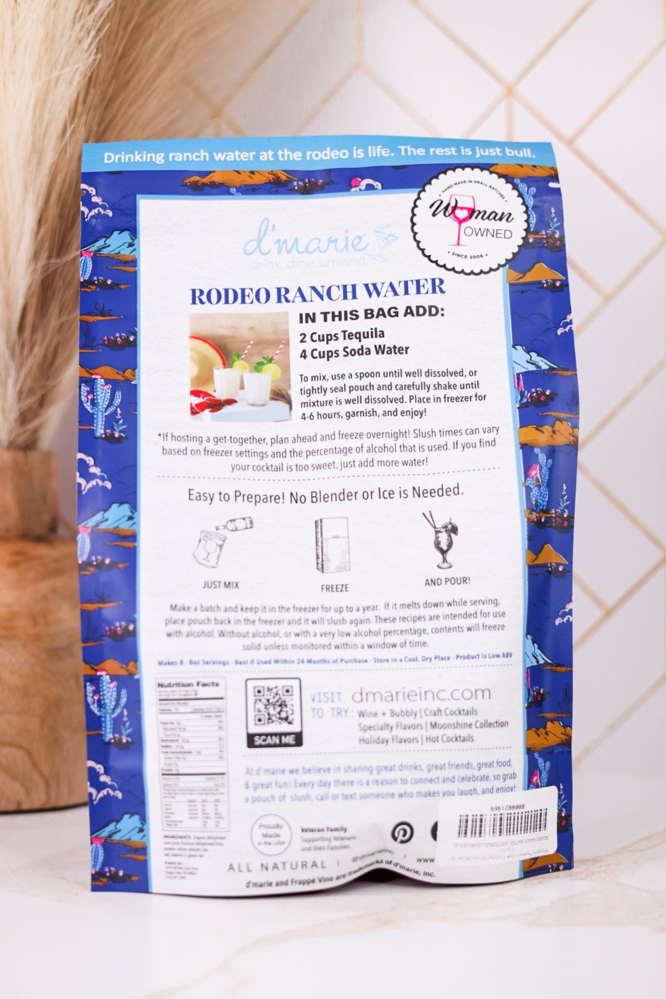 Western Themed Craft Cocktail Slush Mixes (3 Flavors)