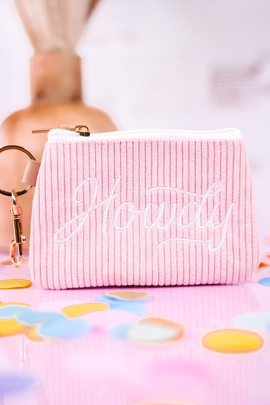 Howdy Corduroy Zip Wallet